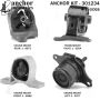 ANCHOR MOUNTS 301234 ENGINE MNT KIT