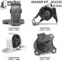 ANCHOR MOUNTS 301235 ENGINE MNT KIT