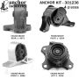 ANCHOR MOUNTS 301236 ENGINE MNT KIT