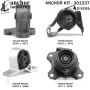 ANCHOR MOUNTS 301237 ENGINE MNT KIT