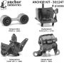 ANCHOR MOUNTS 301247 ENGINE MNT KIT