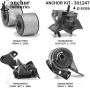 ANCHOR MOUNTS 301247 ENGINE MNT KIT