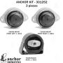 ANCHOR MOUNTS 301252 ENGINE MNT KIT