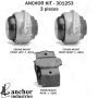 ANCHOR MOUNTS 301253 ENGINE MNT KIT