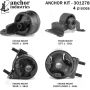 ANCHOR MOUNTS 301278 ENGINE MNT KIT