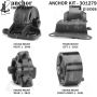ANCHOR MOUNTS 301279 ENGINE MNT KIT