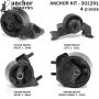 ANCHOR MOUNTS 301291 ENGINE MNT KIT