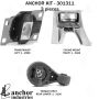 ANCHOR MOUNTS 301311 ENGINE MNT KIT