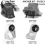ANCHOR MOUNTS 301313 ENGINE MNT KIT