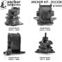 ANCHOR MOUNTS 301328 ENGINE MNT KIT