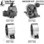 ANCHOR MOUNTS 301331 ENGINE MNT KIT