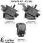ANCHOR MOUNTS 301341 ENGINE MNT KIT
