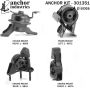 ANCHOR MOUNTS 301351 ENGINE MNT KIT