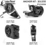 ANCHOR MOUNTS 301355 ENGINE MNT KIT