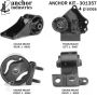 ANCHOR MOUNTS 301357 ENGINE MNT KIT