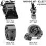 ANCHOR MOUNTS 301357 ENGINE MNT KIT