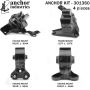 ANCHOR MOUNTS 301360 ENGINE MNT KIT