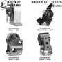 ANCHOR MOUNTS 301376 ENGINE MNT KIT