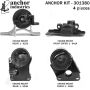 ANCHOR MOUNTS 301380 ENGINE MNT KIT