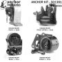 ANCHOR MOUNTS 301381 ENGINE MNT KIT
