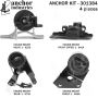 ANCHOR MOUNTS 301384 ENGINE MNT KIT