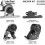 ANCHOR MOUNTS 301385 ENGINE MNT KIT