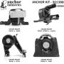 ANCHOR MOUNTS 301388 ENGINE MNT KIT