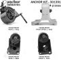 ANCHOR MOUNTS 301391 ENGINE MNT KIT
