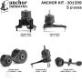 ANCHOR MOUNTS 301399 ENGINE MNT KIT