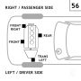 ANCHOR MOUNTS 3272 ENGINE MNT REAR LOWER