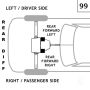 ANCHOR MOUNTS 3473 DIFFERENTIAL MNT REAR LEFT