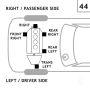 ANCHOR MOUNTS 9580 ENGINE MNT REAR LEFT UPPER