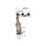 AP Exhaust 1114 Federal / EPA Catalytic Converter - Direct Fit w/ Integrated Manifold