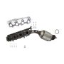 AP Exhaust 1214 Federal / EPA Catalytic Converter - Direct Fit w/ Integrated Manifold
