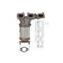AP Exhaust 1285 Federal / EPA Catalytic Converter - Direct Fit w/ Integrated Manifold
