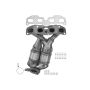 AP Exhaust 1380 Federal / EPA Catalytic Converter - Direct Fit w/ Integrated Manifold