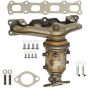 AP Exhaust 1384 Federal / EPA Catalytic Converter - Direct Fit w/ Integrated Manifold