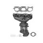AP Exhaust 1396 Federal / EPA Catalytic Converter - Direct Fit w/ Integrated Manifold