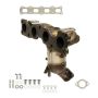 AP Exhaust 1481 Federal / EPA Catalytic Converter - Direct Fit w/ Integrated Manifold