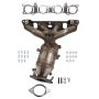 AP Exhaust 1533 Federal / EPA Catalytic Converter - Direct Fit w/ Integrated Manifold