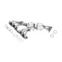 AP Exhaust 754276 CARB Compliant Direct Fit OBDII Manifold Converter