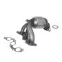 AP Exhaust 754579 CARB Compliant Direct Fit OBDII Manifold Converter