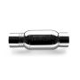 AERO Exhaust AT5050 AERO Turbine Performance Muffler Polished 304 Grade Stainless Steel