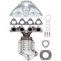 ATP PARTS 101122 Exhaust Manifold with Integrated Catalytic Converter