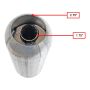 Jones Exhaust ATT12B Turbo Tube Muffler