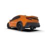 Rally Armor MF92-UR-BLK/OR Black Mud Flap/Orange Logo