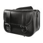 Willie & Max 58330-20 Universal Braided Straight Saddlebags (14.5 in L x 12 in W x 5.5 in H) - Black