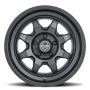 ICON 8117859057SB Nuevo 17x8.5 / 6x5.5 / 25mm Offset / 5.75in BS - Satin Black Wheel