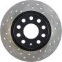 StopTech 10-11 & 13 Audi A3 Quattro / 10 VW GTI Mk VI Drilled Left CRYO-STOP Brake Rotor