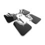 Rally Armor MF117-UR-BLK-MBK Black Mud Flap/Metallic Black Logo